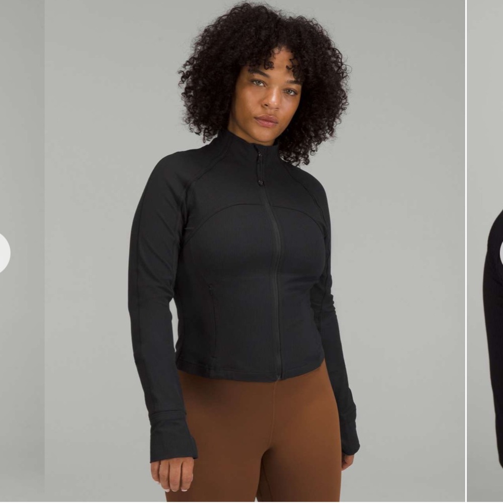Lululemon Ribbed Nulu Cropped Define Jacket EUC size 4